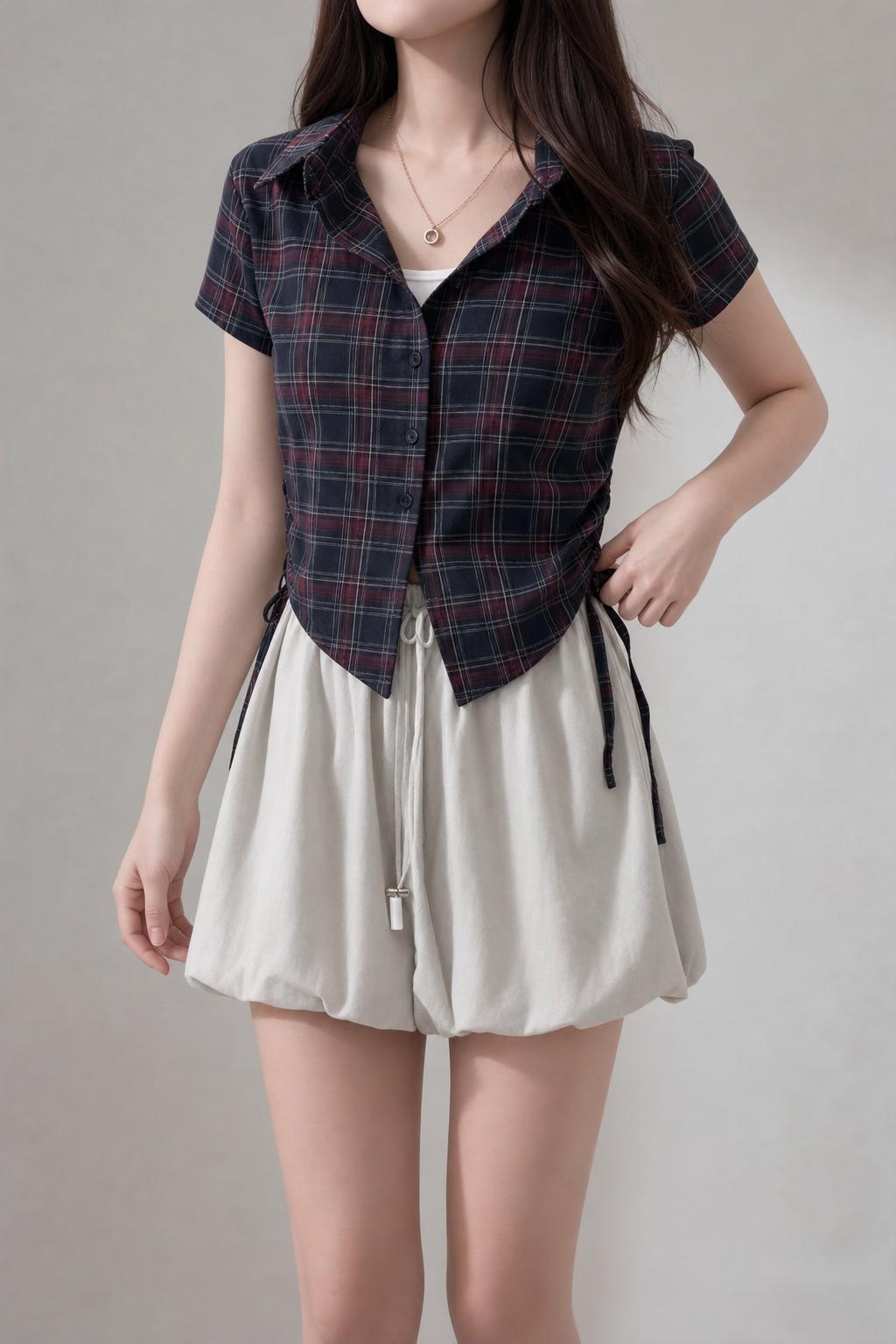 SUTORE チェックシャツ