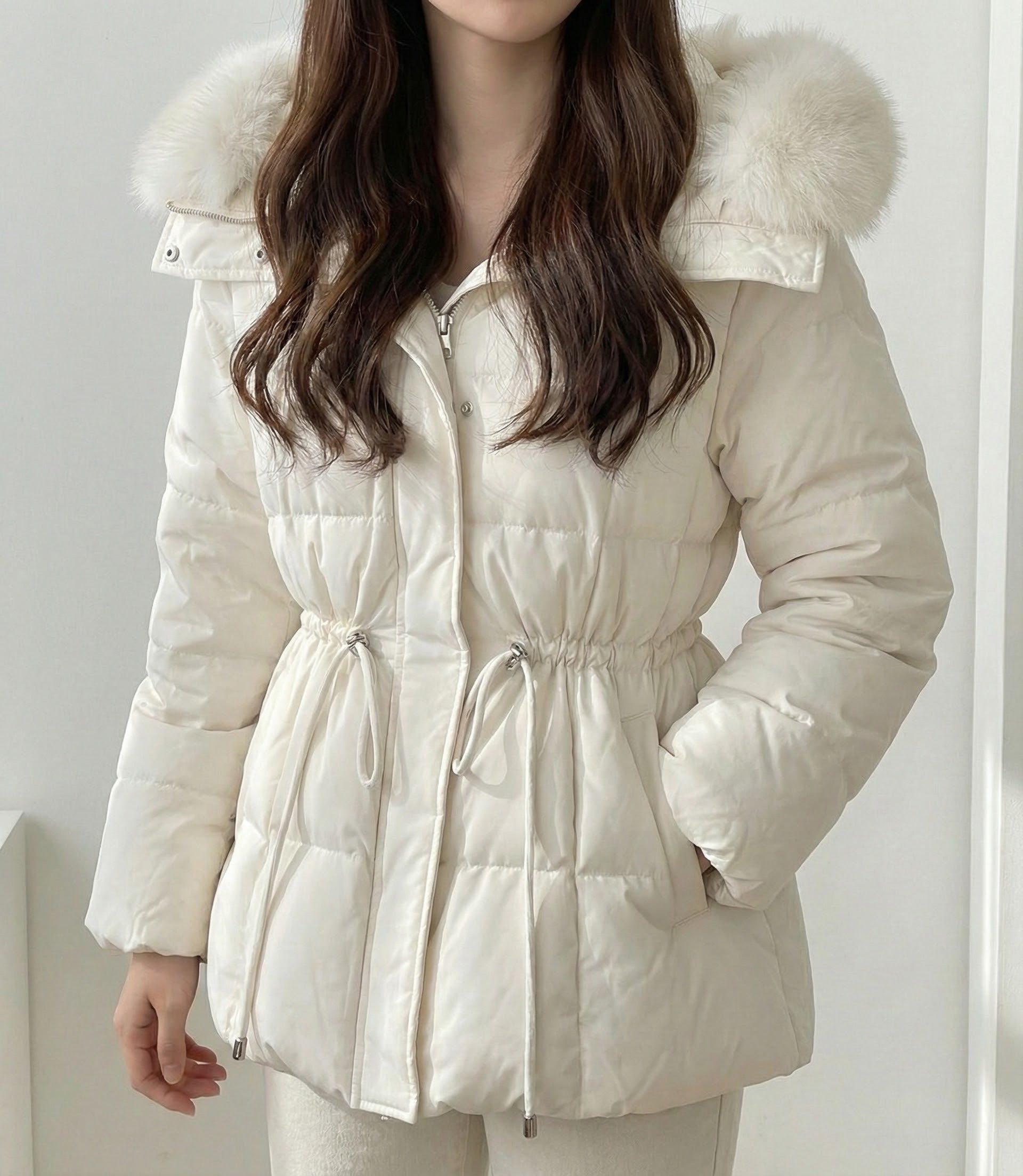 ファーウエストマークダウンジャケット