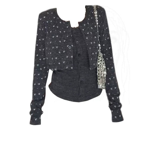 2ピースフローラルカーディガン