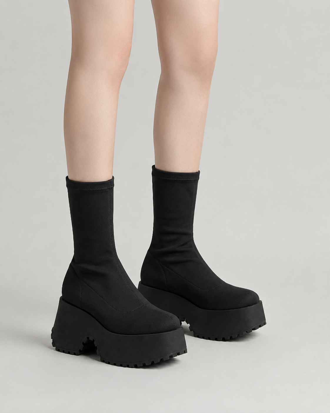 厚底ストレッチソックスブーツ – SUTORE 厚底ストレッチソックスブーツ – SUTORE