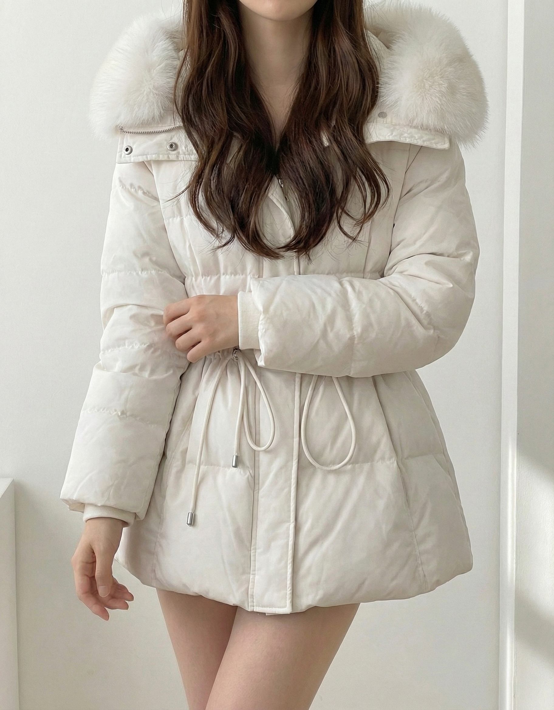 ファーウエストマークダウンジャケット